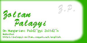 zoltan palagyi business card